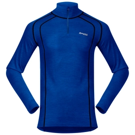 Skipully Bergans Men Fjellrapp Half Zip Dark Royal Blue Navy