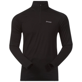 Skipullover Bergans Fjellrapp Half Zip Black Herren