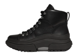 FitFlop Women Wylder Lace Up Boot Leather Black