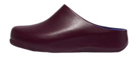 FitFlop Women Shuv X Roksanda Leather Clogs Merlot/Lapis Blue