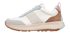 FitFlop Women F-Mode Flow Sneakers Leather Suede Mix V2 Classic Tan Mix