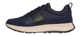 FitFlop Men F-Mode Flow Sneaker Mixed Materials Midnight Navy/Black