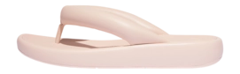 FitFlop Women iQushion D-Luxe X Roksanda Padded Leather Flip-Flops Oyster