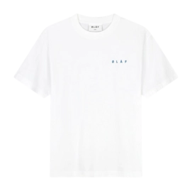 T-shirt Olaf Hussein Homme Scribble Face Optical White