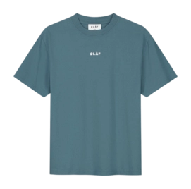 T-shirt Olaf Hussein Homme Block Steel Blue