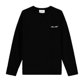 Crewneck Olaf Hussein Men Drift Knitted Black