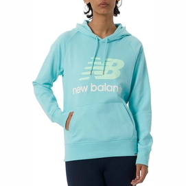 Trui New Balance Women Essentials Pullover Hoodie Surf Blue-XS