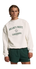 Crewneck Bram's Fruit Men Gardening Club White