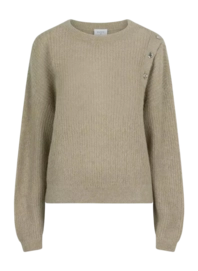 Pull Dante6 Femmes D6Bruni Fancy Button Swamp Green