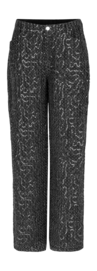 Pantalon Dante6 Femme D6Phoebe Embellished Straight Jeans Washed Black