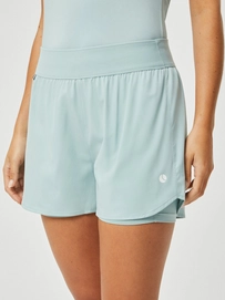 Tennis Shorts Björn Borg Women Ace Shorts 2 In 1 Gray Mist