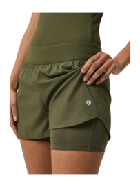 Tennis Shorts Björn Borg Women Ace Shorts 2 In 1 Olive Night