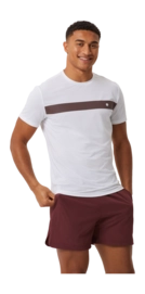 Tennis shirt Björn Borg Men Ace Light T-shirt Brilliant White 2024 '24