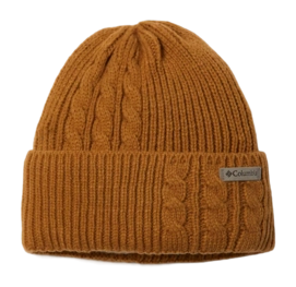 Bonnet Columbia Women Agate Pass Cable Knit Beanie Camel Brown