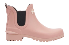 Wellies Barbour Women Wilton Chelsea Welly Pink Rust