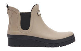 Gummistiefel Barbour Clifton Wedge Chelsea Welly Damen Light Trench / Black