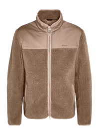 Zip Sweatshirt Barbour Men Hobson Fleece Timberwolf