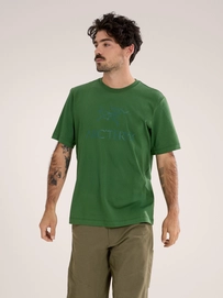 3---F24-X000007991-Arc-Word-Logo-Shirt-SS-Eden-Dk-Eden-Front-View