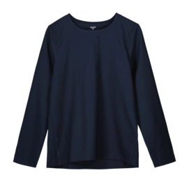 Longsleeve Houdini Women Cover Crew Blue Illusion