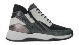 Baskets Wolky Femme Couronne S2F Black Offwhite Combi