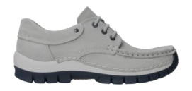 Veterschoen Wolky Women Fly Velvet leather Light Grey