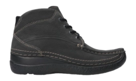 Chaussures à Lacets Wolky Femmes Roll Shoot Antique Nubuck Carbon