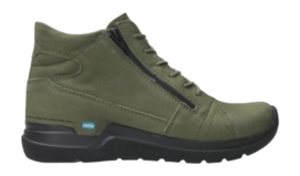 Chaussures à Lacets Wolky Femme Why Antique Nubuck Pesto Green