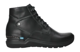 Bottine à Lacets Wolky Femme Whynot Forest leather Black