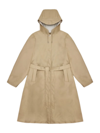 Regenjas RAINS Women A-Line Longer W Jacket Sand