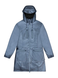 Raincoat RAINS Women Cargo Curve Jacket Bay