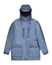 Raincoat RAINS Unisex Cargo Long Jacket Bay