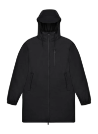 Raincoat RAINS Unisex Long Storm Breaker Black