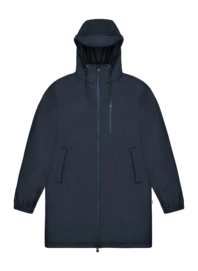 Raincoat RAINS Unisex Long Storm Breaker Navy
