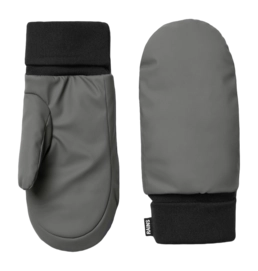 Want RAINS Unisex Alta Puffer Mittens Grey