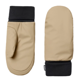 Want RAINS Unisex Alta Puffer Mittens Sand