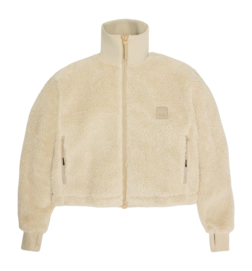 Winter Coats RAINS Unisex Kofu Fleece Short Jacket Sand