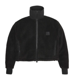 Winter Coats RAINS Unisex Kofu Fleece Short Jacket Black