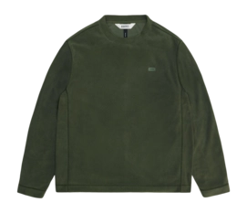 Pull RAINS Unisexe Addis Fleece Crewneck Green