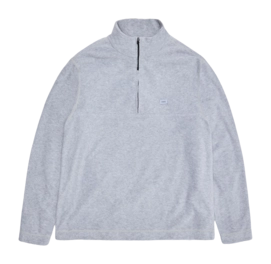 Pullover RAINS Addis Fleece Half Zip Unisex Grey Melange