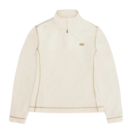 Jumper RAINS Women Addis Fleece Curve Half Zip Dune