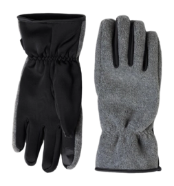 Gants RAINS Unisexe Heavy Fleece Gloves Dark Grey Melange