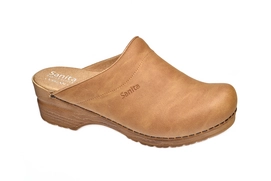 Klomp Sanita Original Segan Open Cognac Vegan