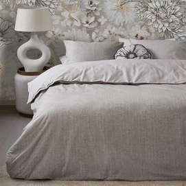 Kussensloop Riviera Maison Chevron Weave Zand Katoen