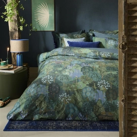 Kussensloop Pip Studio Jardin de Noche Dark Blue Katoen