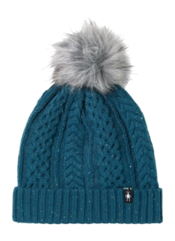 Beanie Smartwool Unisex Lodge Girl Beanie Twilight Blue Donegal
