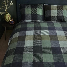 Dekbedovertrek Beddinghouse Beckett Blue Green Flanel