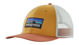 Cap Patagonia P6 Logo LoPro Trucker Hat Pufferfish Gold