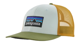 Kappe Patagonia P6 Logo Trucker Hat Wispy Green