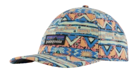 Casquette Patagonia P6 Label Trad Cap High Hopes Geo Small Salamander Green