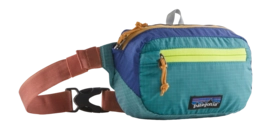 Sac Banane Patagonia Ultralight Black Hole Mini Hip Pack 1L Patchwork Subtidal Blue